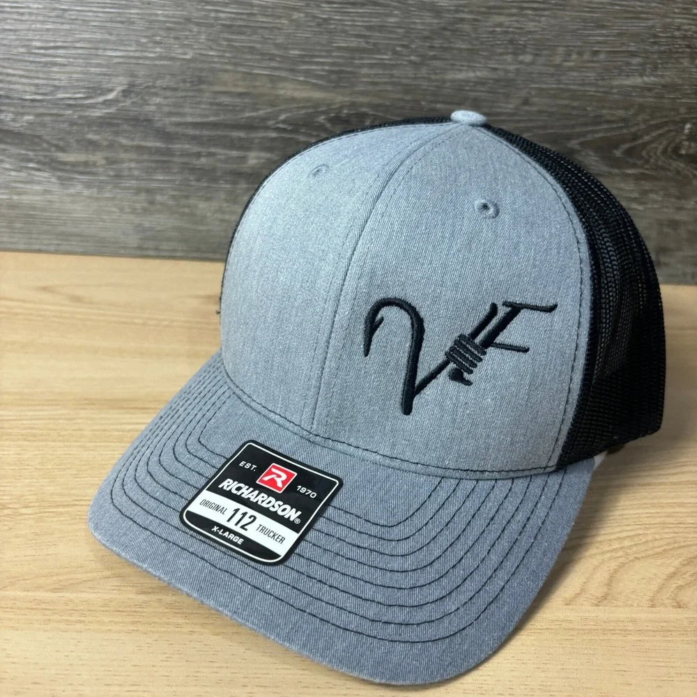 Vocelka Fishing Hat‎ Cap Snapback Gray XL Adjustable Outdoors